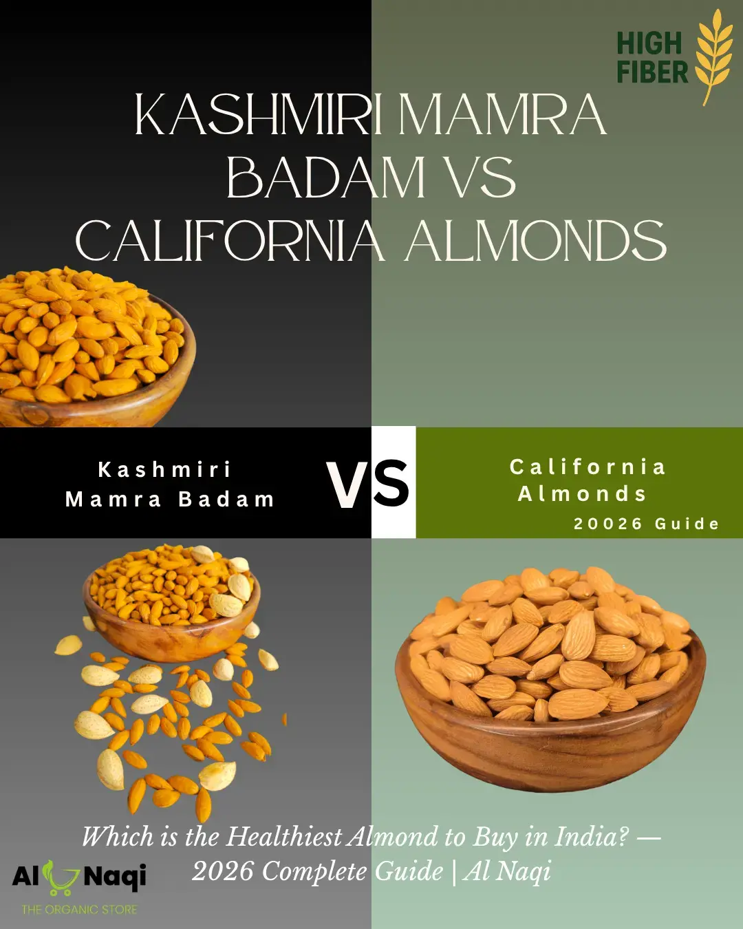 Kashmiri Mamra Badam vs California Almonds: Which is Healthier?
